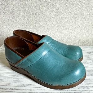 Sanita Danish Clogs Light Blue size 38